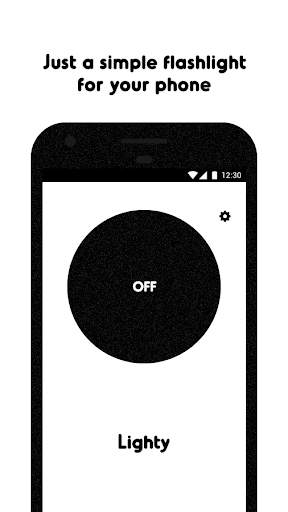 Lighty - Stylish flashlight screenshot 1