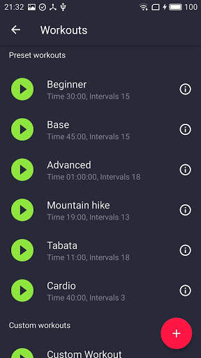 Treadmill Workout screenshot 2