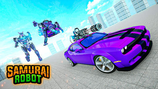 Samurai Robot Car Transform: Robot War screenshot 3