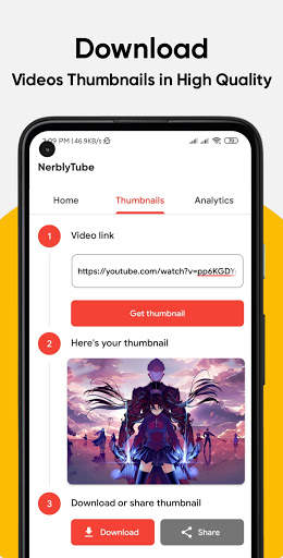 Thumbnail Downloader & Channels Analytics screenshot 3