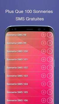 Sonneries SMS Gratuites 2 تصوير الشاشة
