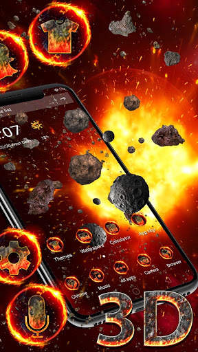 3D Galaxy Universe Parallax Theme 🏵 screenshot 4