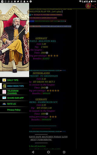 PUNTER KING SUREBET: DAILY FOOTBALL PREDICTION screenshot 8