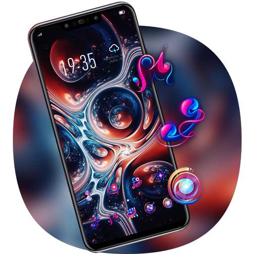Colorful theme Red bubble sky art Y21L 2.0.1