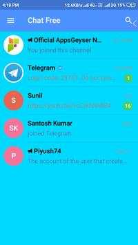 Chat free : massage APK lock massage screenshot 2