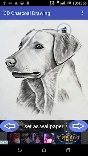 3D Charcoal Drawing screenshot 6