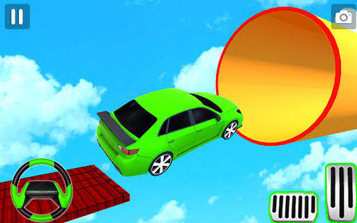 SuperHero Car Stunt Mega Ramp Car Racing screenshot 4