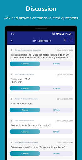 Mentor App - Engineering Entrance Preparation screenshot 9