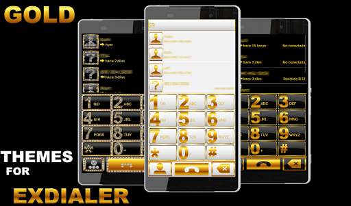 THEME GOLD DIAMONDS F EXDIALER screenshot 1