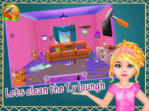 Princess House Cleaning Games screenshot 3