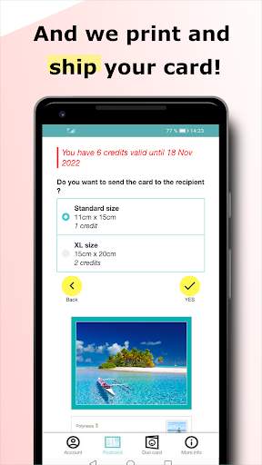 SimplyCards - postcards and greeting cards screenshot 5
