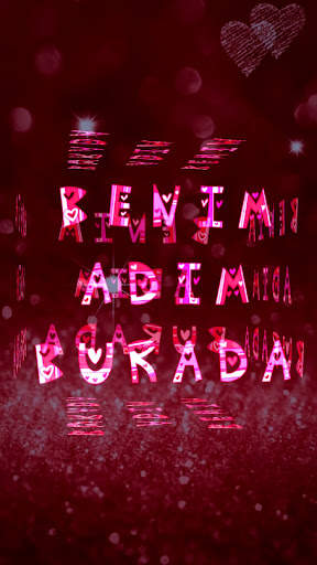 3D Benim Adım Duvar Kağıdı screenshot 3