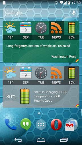 Weather and News Info Widget screenshot 4