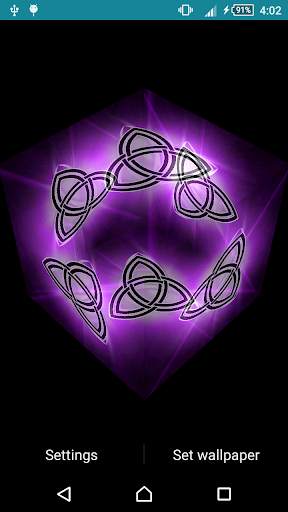 Triquetra Live Wallpaper screenshot 2