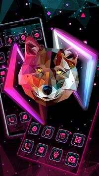 3D Neon Wolf screenshot 3