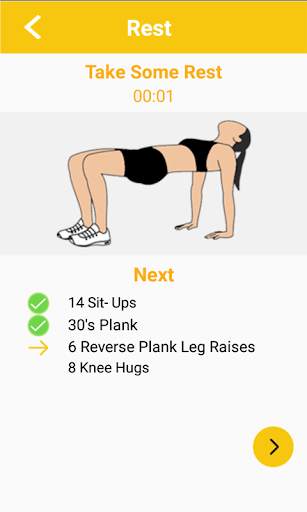 Treino Abdominal Abs Workout 30 days  screenshot 6