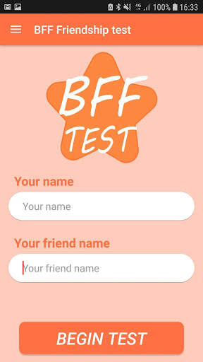 BFF Friendship test screenshot 1