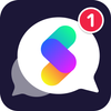 Infinity SMS - Dark Mode, Dark Theme Messenger icon