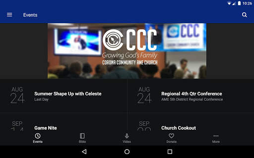 Corona Community AME Church स्क्रीनशॉट 4