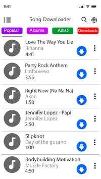 Mp3 music downloader - Free song downloader screenshot 1