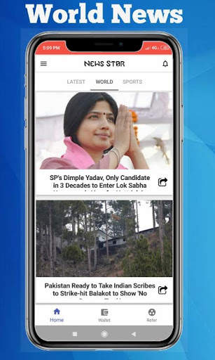 News Star - Latest News,World,Sprots screenshot 2