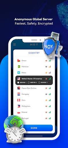 Noy - Anonymous internet VPN Proxy screenshot 2