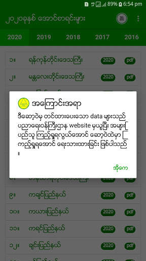 Aung Sar Yin 2020 screenshot 4