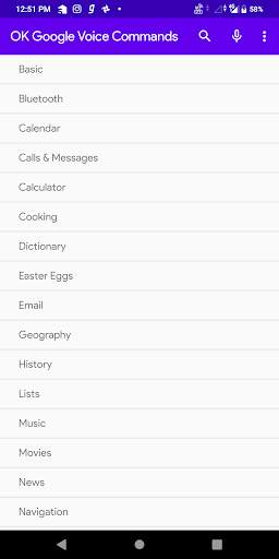Ok Google Voice Commands screenshot 2