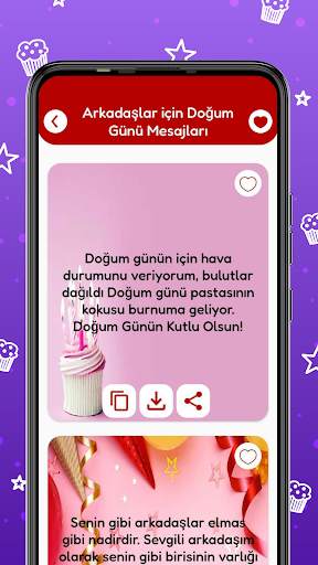 Doğum günü kartları iletileri screenshot 7
