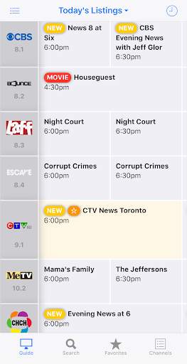 TV Listings Guide Canada 1 تصوير الشاشة