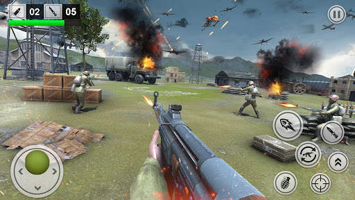 World War 2 fps shooting screenshot 1