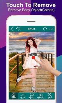 Photo object(cloth) remover - Photo BG Remover screenshot 1