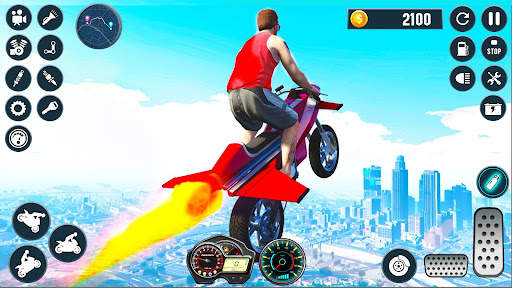 GT Bike Racing Game Moto Stunt screenshot 7