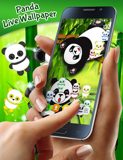 Cute Panda Live Wallpaper 🐼 Kawaii Bear Theme screenshot 1