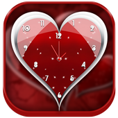 Love Heart Clock icon
