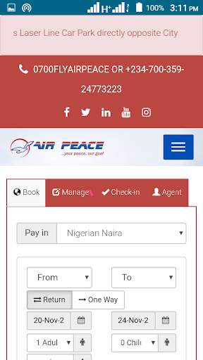 Air Peace screenshot 2