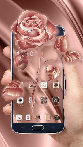 Rose Gold Rosette Theme screenshot 4