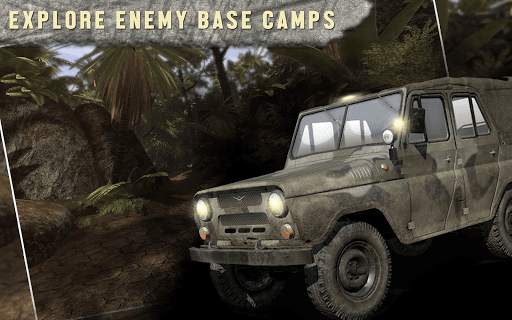 Offroad US Army Transport Cargo Truck Simulator screenshot 2