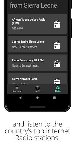 SaloneTube - News, TV & Radio from Sierra Leone screenshot 4
