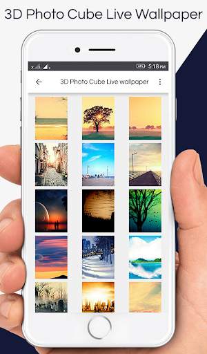 3D Photo Cube Live Wallpaper screenshot 3