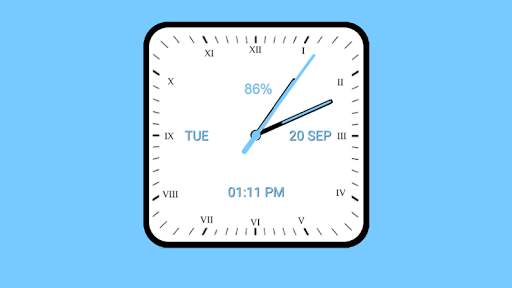 Analog Clock Square screenshot 4