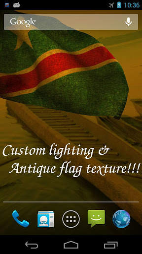 DR Congo Flag Live Wallpaper screenshot 3