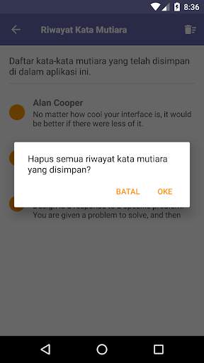 Kata Mutiara Tema Desain screenshot 6