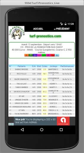 Turf pronostics & partants pmu screenshot 8