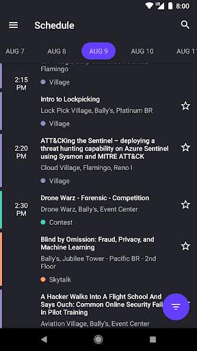 Hacker Tracker screenshot 2