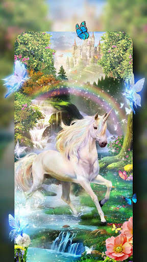 Flower Unicorn Live Wallpaper & Launcher Themes screenshot 8