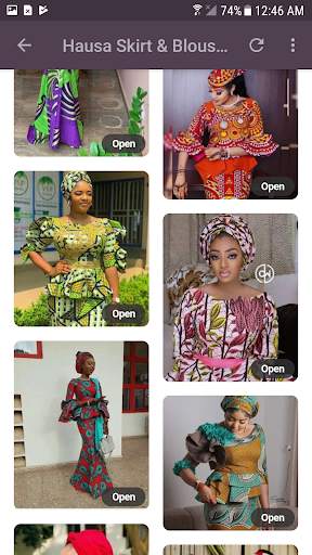 Hausa Skirt & Blouse Styles. screenshot 22