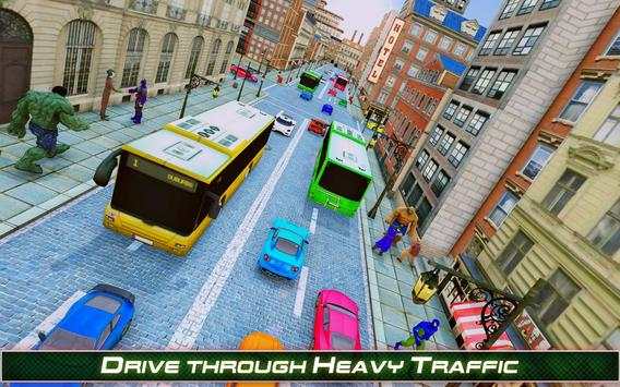 Superhero Passenger Bus Driving Simulation Game screenshot 10