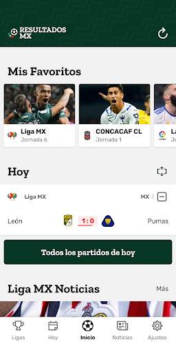 Resultados MX screenshot 1