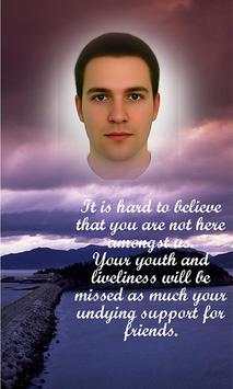 RIP Condolence Photo Frame screenshot 2